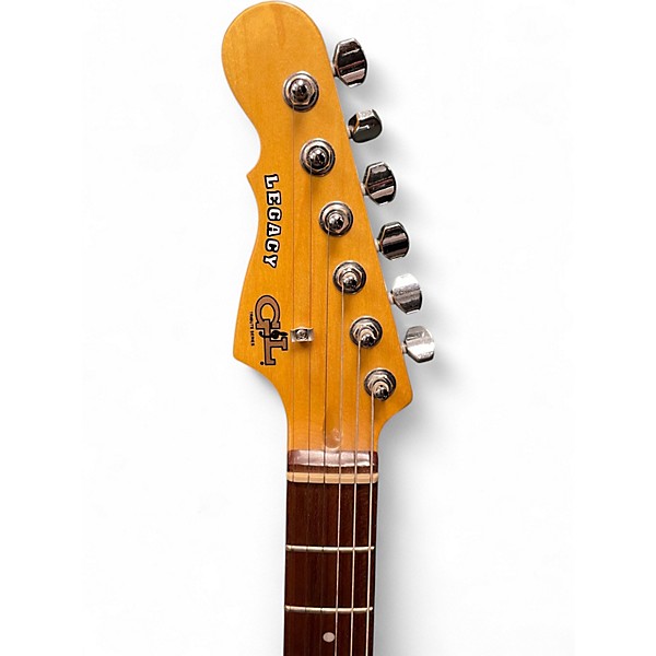 Used G&L Tribute Legacy 3 Tone Sunburst Solid Body Electric Guitar