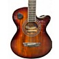Used Washburn EA55G A U 2 Tone Sunburst Acoustic Electric Guitar