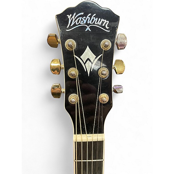 Used Washburn EA55G A U 2 Tone Sunburst Acoustic Electric Guitar