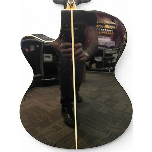 Used Washburn EA55G A U 2 Tone Sunburst Acoustic Electric Guitar