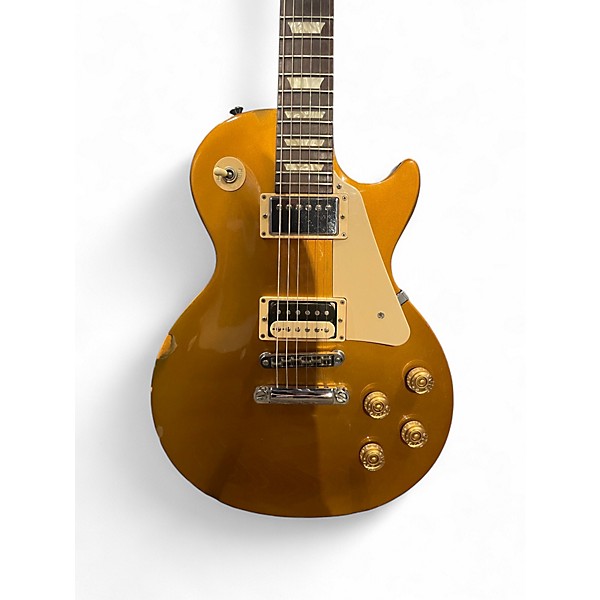 Used Gibson Les Paul Studio Gold Top Solid Body Electric Guitar