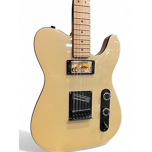Used Squier Contemporary Telecaster SH Shoreline Gold Solid Body Electric Guitar