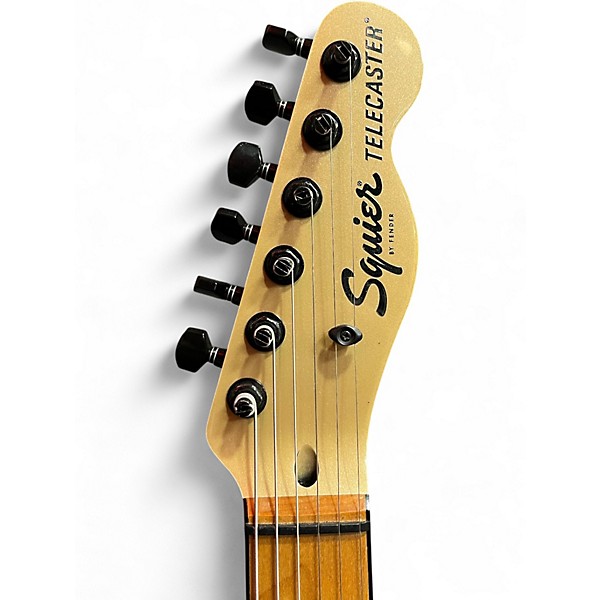 Used Squier Contemporary Telecaster SH Shoreline Gold Solid Body Electric Guitar