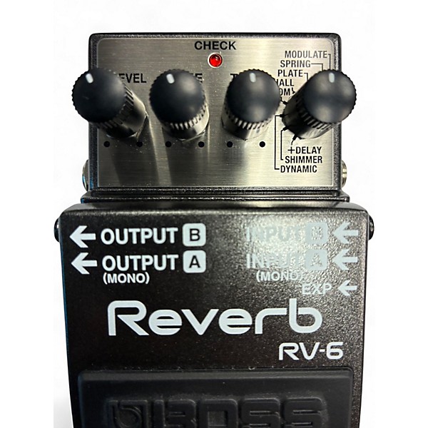 Used BOSS RV6 Digital Reverb Effect Pedal