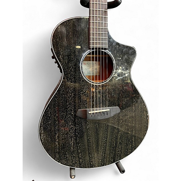 Used Breedlove Rainforest S African Mahogany Black Gold Acoustic Electric Guitar