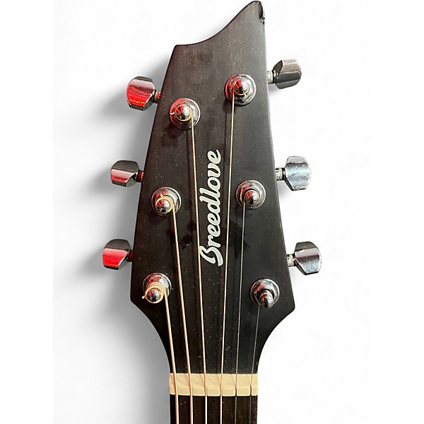 Used Breedlove Rainforest S African Mahogany Black Gold Acoustic Electric Guitar