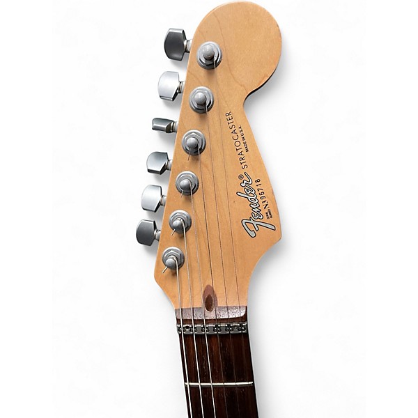 Used 1994 Fender American Deluxe Stratocaster Plus Metallic Black Solid Body Electric Guitar