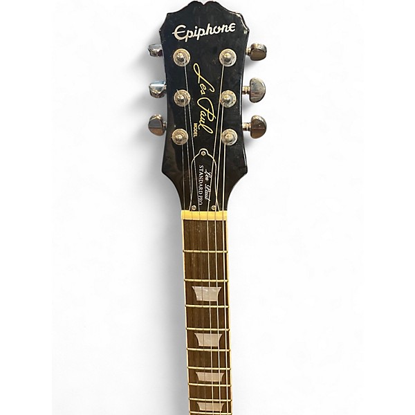 Used Epiphone Les Paul Standard Pro Left Handed cherry burst Electric Guitar