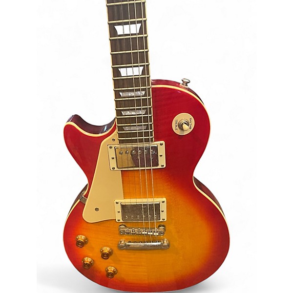 Used Epiphone Les Paul Standard Pro Left Handed cherry burst Electric Guitar