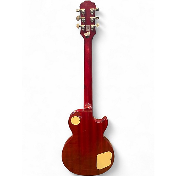 Used Epiphone Les Paul Standard Pro Left Handed cherry burst Electric Guitar