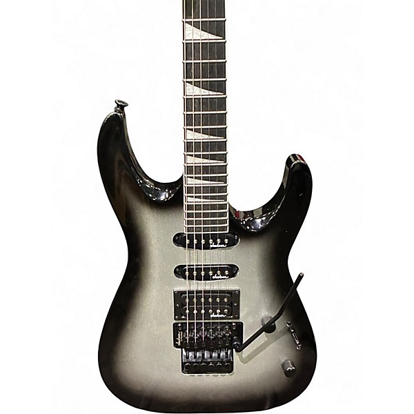 Used Jackson JS34 DINKY SILVER BURST Solid Body Electric Guitar