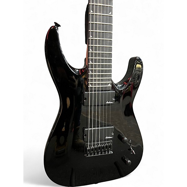 Used Jackson Dinky Arch Top JS22-7 DKA HT Black Solid Body Electric Guitar