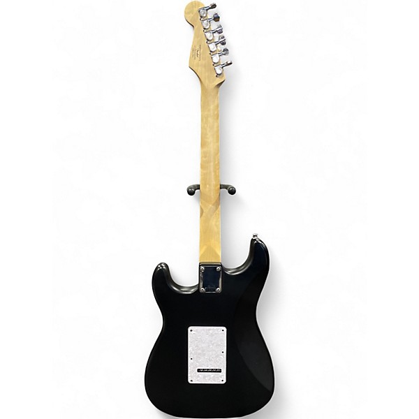 Used Squier Stratocaster Black & White Solid Body Electric Guitar