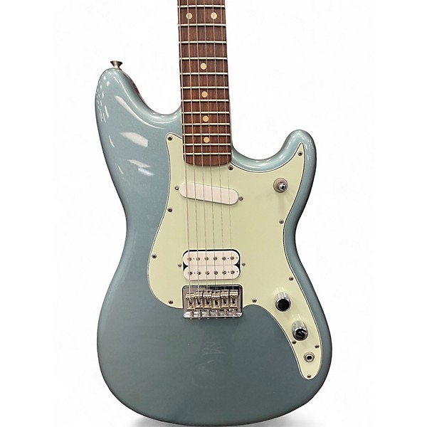 Used Fender Duo Sonic HS Ice Blue Metallic Solid Body Electric Guitar