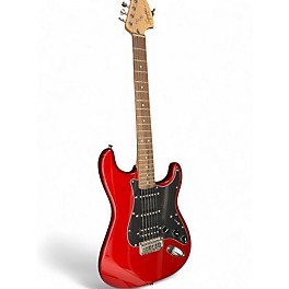 Used Squier Affinity Stratocaster Candy Apple Red Solid Body Electric Guitar
