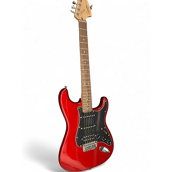 Used Squier Affinity Stratocaster Candy Apple Red Solid Body Electric Guitar