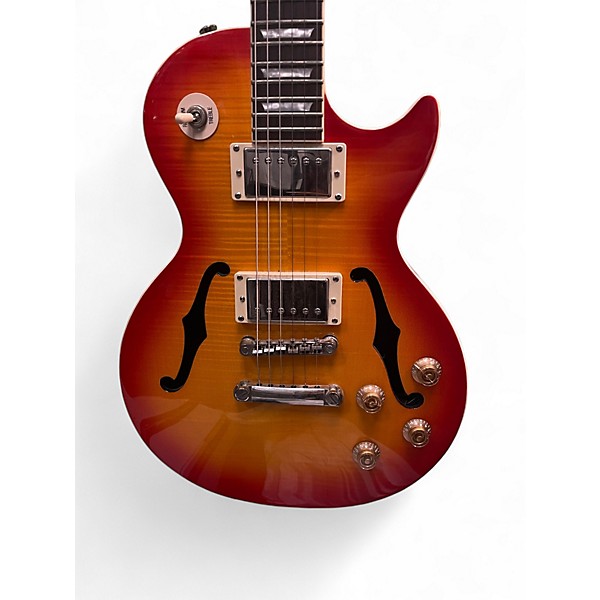 Used Epiphone Les Paul Standard Florentine Pro FADED CHERRY BURST Hollow Body Electric Guitar