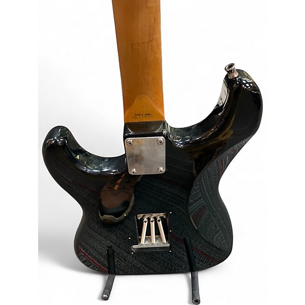 Used Fender MIJ STRATOCASTER Black Solid Body Electric Guitar