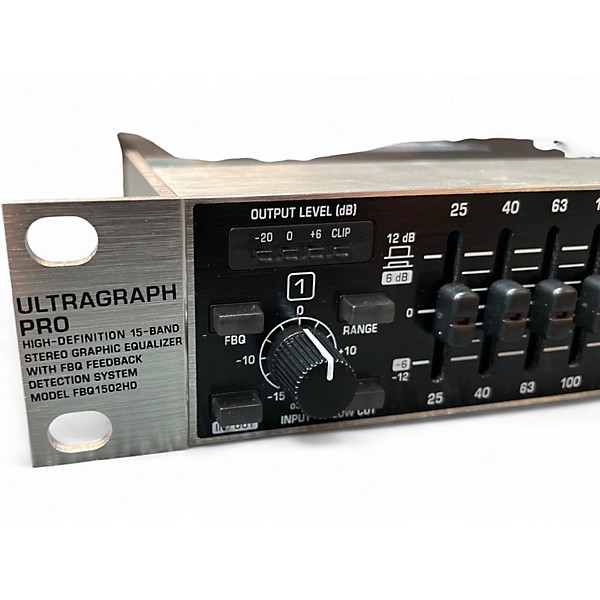 Used Behringer ULTRAGRAPH FB1502 Equalizer