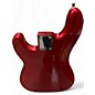 Used Fender Standard Precision Bass Candy Apple Red Metallic Electric Bass Guitar
