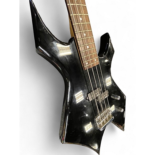 Used B.C. Rich Bronze Series Warlock Black Solid Body Electric Guitar