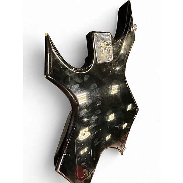 Used B.C. Rich Bronze Series Warlock Black Solid Body Electric Guitar