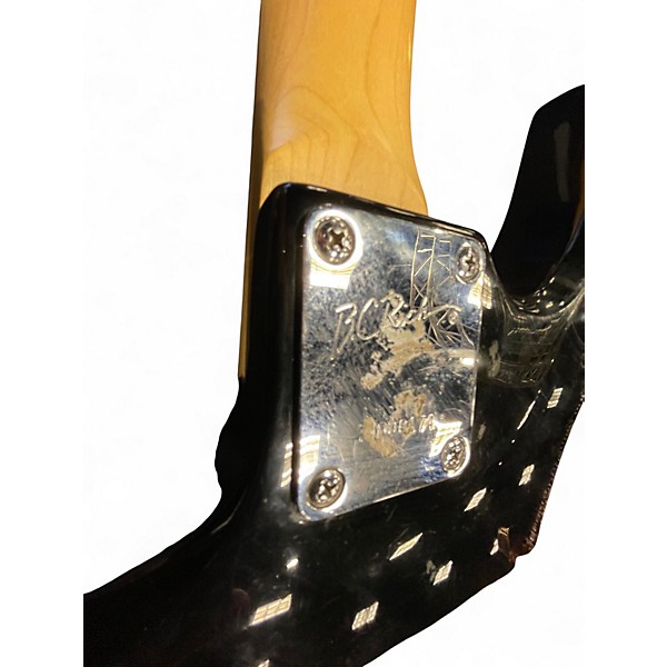 Used B.C. Rich Bronze Series Warlock Black Solid Body Electric Guitar