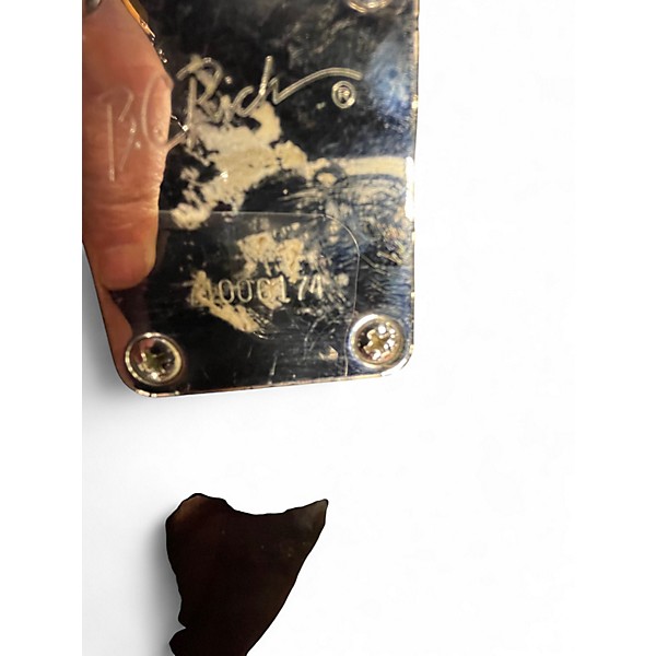 Used B.C. Rich Bronze Series Warlock Black Solid Body Electric Guitar