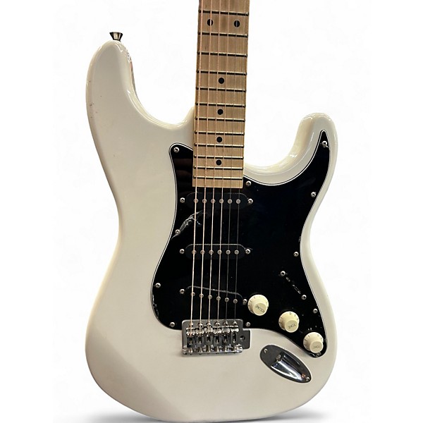 Used Glarry Stratocaster White Solid Body Electric Guitar