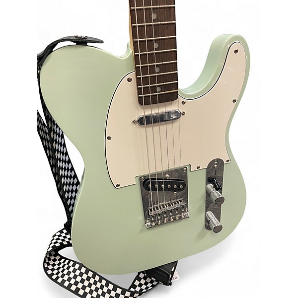 Used Squier Bullet Telecaster Surf Green Solid Body Electric Guitar