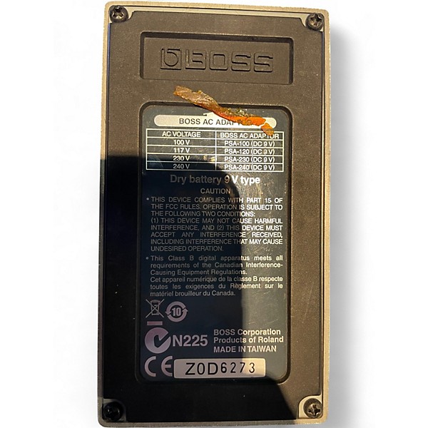 Used BOSS TE2 Tera Echo Effect Pedal