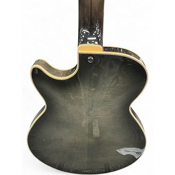 Used D'Angelico EX-SS Trans Gray Hollow Body Electric Guitar