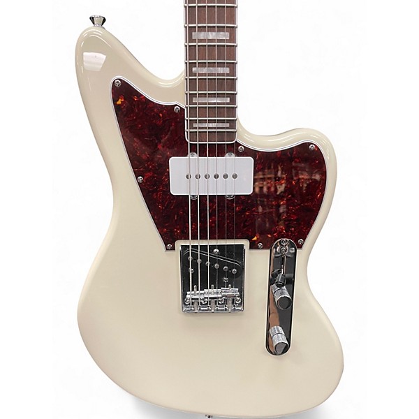 Used Squier paranormal offset telecaster SJ Olympic White Solid Body Electric Guitar