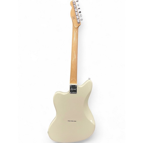 Used Squier paranormal offset telecaster SJ Olympic White Solid Body Electric Guitar