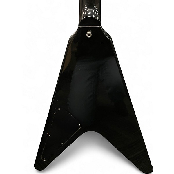 Vintage 1983 Gibson flying v Black Solid Body Electric Guitar