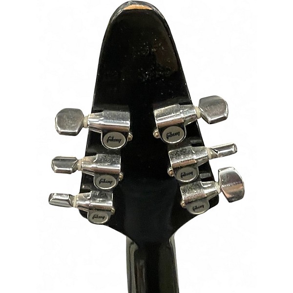 Vintage 1983 Gibson flying v Black Solid Body Electric Guitar