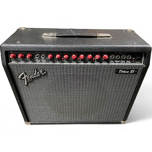 Used Fender Deluxe 85 Red Knob Guitar Combo Amp