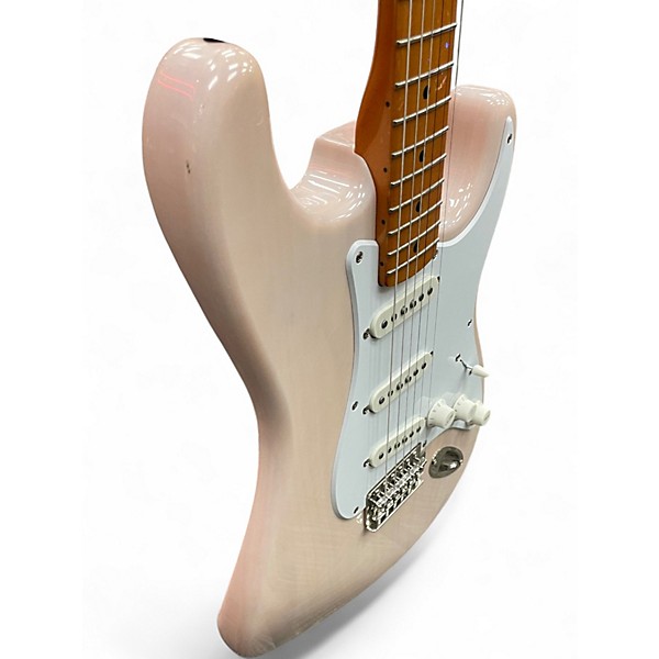 Used Squier  Classic Vibe '50s Stratocaster  White Blonde Solid Body Electric Guitar