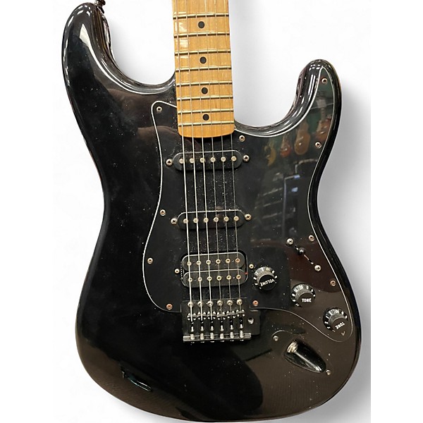 Used Fender FSR Standard Stratocaster Black Solid Body Electric Guitar