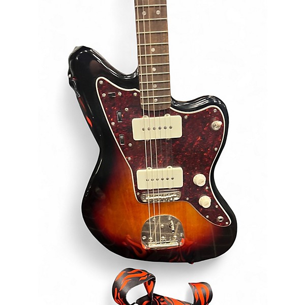 Used Squier Classic Vibe 1960S Jazz Bass 3 Color Sunburst Electric Bass Guitar