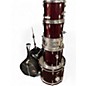 Used Ludwig 5 Piece Accent Maroon Drum Kit thumbnail