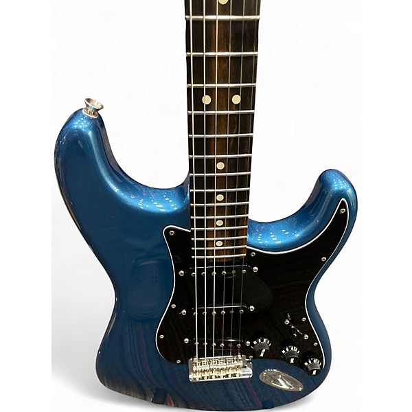 Used 2019 Fender American Professional Stratocaster SSS Blue Solid Body Electric Guitar