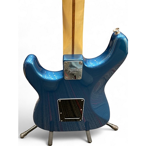 Used 2019 Fender American Professional Stratocaster SSS Blue Solid Body Electric Guitar