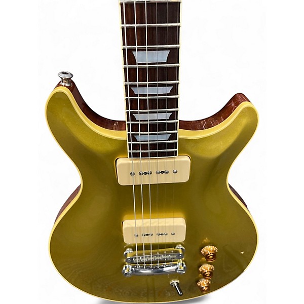 Used Hamer STUDIO P90 Gold Top Solid Body Electric Guitar