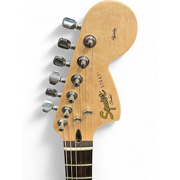 Used Squier Affinity Stratocaster Black Solid Body Electric Guitar