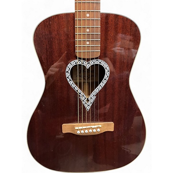 Used Fender Alkaline Trio Malibu Mahogany Mahogany Acoustic Guitar