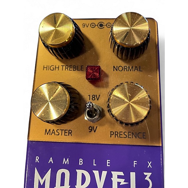 Used Ramble Fx MARVEL DRIVE 3 Effect Pedal
