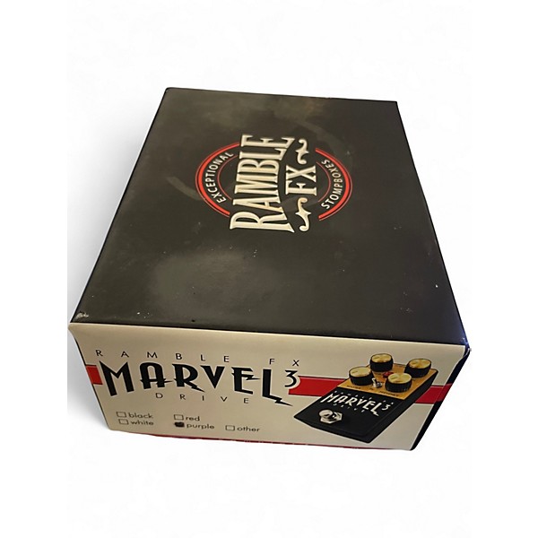 Used Ramble Fx MARVEL DRIVE 3 Effect Pedal