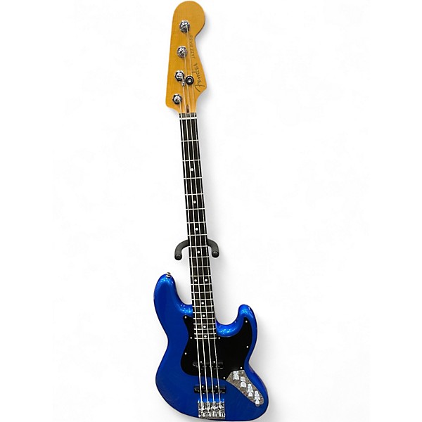 Used Fender American Ultra II Jazz Bass Ebony Fingerboard NOBLE BLUE Electric Bass Guitar