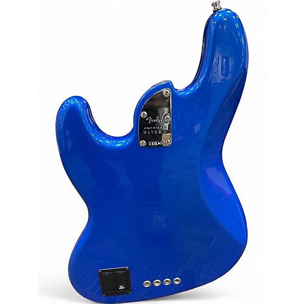 Used Fender American Ultra II Jazz Bass Ebony Fingerboard NOBLE BLUE Electric Bass Guitar